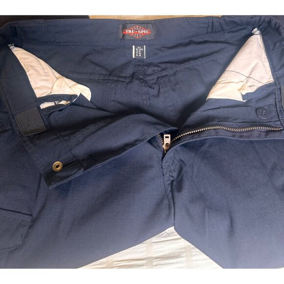 TRU-SPEC Navy Blue Tactical Cargo Work Pants Men's Size 32/32 - Picture 6 of 8